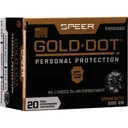 Speer Ammo 54000GD Gold Dot Personal Protection 10mm Auto 200 gr Hollow Point (HP) - 20rd Box - Cci