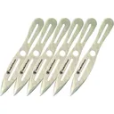 Smith & Wesson Knives SWTK8CP Throwing Knives 8\" 2Cr13 SS Spear Point Dual Edge 6 Pack - Battenfeld