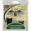 Weaver Mounts 49043 Weaver Detachable Top Mount 1\" Dia High Matte Black - Weaver Scope Mounts