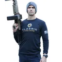 Classic Firearms Long Sleeve Shirt - Black - Us Mfg