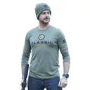 Classic Firearms Long Sleeve Shirt - Green - Us Mfg
