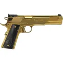 Iver Johnson Eagle XL XL10NPBW Pistol 10mm 6\" Barrel 8-Rd Semi-Auto 24K Gold Finish, Wood Grips. - Iver Johnson Arms