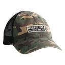 Magpul MAG1260-964 Established Garment Trucker Hat Woodland Camo Adjustable Snapback Osfa Embroidered Patch - Magpul