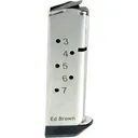 Ed Brown 847 OEM Full Size Mag Stainless Detachable 7rd 45 ACP for ED Brown 1911 Government - Ed Brown Custom