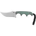 CRKT 2379 Minimalist Persian 2.76\" Fixed Recurve Plain Bead Blasted 8Cr13MoV SS Blade Polished Resin Infused Fiber Handle - Columbia River Knife
