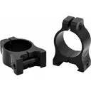 Warne V400M Vapor Scope Ring Set Fixed For Rifle Maxima/Weaver/Picatinny Low 1\" Tube Matte Black Aluminum - Warne Mfg