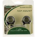 Weaver Mounts 49040 Weaver Detachable Top Mount 1\" Dia Low Matte Black - Weaver Scope Mounts
