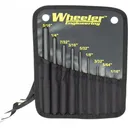 Wheeler 204513 Roll Pin Punch Set Black Steel Knurled Handle 9 Pieces - Battenfeld