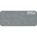 Wheeler 156824 AR-15 Maintenance Mat Delta Neoprene Top w/Rubber Back Gray w/White Logo & Picture 47\" L x 20\" W - Battenfeld