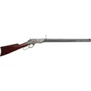 Cimarron 1860 Henry CA237 Rifle .44-40 Win 24\" 12rd Lever Steel Case Hardened Frame Walnut Stock - Cimarron