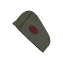 Boyt Harness PP41OD Heart-Shaped Pistol Case OD Green, Waxed Canvas, Quilted Flannel Lining. - Boyt Harness