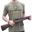 Classic Firearms T-Shirt - Military Green - Us Mfg