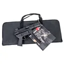 Zenith ZF-5K Essentials Package ZF5K01MAG9BK Pistol 9mm 4.6\" 30rd Semi-Automatic Roller-Delayed Blowback, Soft Case - Zenith