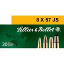 Sellier & Bellot SB857JRSA Rifle 8X57mm JRS 196 GR Spce (Soft Point Cut-Through Edge) - 20rd Box - Magtech