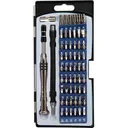 Wheeler 564018 Precision Micro Screwdriver Set Chrome Plated Steel Extendable Handle 58 Pieces - Battenfeld Technologies