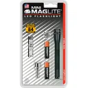 Maglite SP32016 Mini Mag 2AAA LED Black w/Pkt Clip and Holster - Mag Instrument