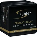 Speer 308168GD Gold Dot 30 Cal .308 168 gr Gold Dot Soft Point 50 Per Box - Cci