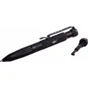 Uzi Accessories UZITACPEN6BK Tactical Pen Black Aluminum 6\" Features Glass Breaker/Cuff Key - Campco
