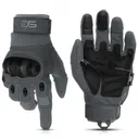 Glove Station Combat Hard Knuckle Full Finger Tactical Gloves - Gray - Large - GS-258-GY-L - Glove Station