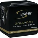 Speer 308150GDB Gold Dot 30 Cal .308 150 gr Gold Dot Soft Point 50 Per Box - Cci