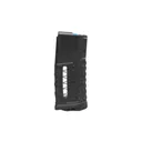 Leapers UTG - AR10 Windowed Magazine - 308 Winchester - 25 Rounds - Fits SR25/AR10/LR308/M110 - Black Polymer w/ Blue Anti-Tilt Follower - RBT-DM25 - Leapers UTG
