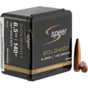 Speer Bullets 264140 Gold Dot 6.5mm .264 140 GR Soft Point (SP) 50 Box - Cci