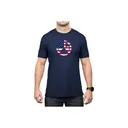 Magpul MAG1281410S Independence Icon Navy Cotton/Polyester Short Sleeve Small - Magpul