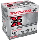 Winchester Ammo X205 Super-X High Brass 20GA 2.75\" 1oz #5 Shot - 25sh Box - Winchester