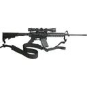 Max Ops SPT2 Edge Tactical Sling 2\" W x L 12.30\" Adjustable Two-Point Black Elastic - Boyt Harness