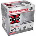 Winchester Ammo X208 Super-X High Brass 20GA 2.75\" 1oz #8 Shot - 25sh Box - Winchester