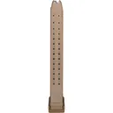 Glock Compatible 9mm 33rd Magazine. Steel Lined and Reinforced Polymer Body Aftermarket Mag - Tan - Korea Rwb