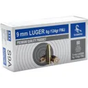 STV Technology Scorpio Ammunition AS9A 9mm Luger 124 GR FMJ Brass, Boxer, Non Corrosive - 50rd Box - Stv Technology