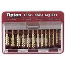 Past 749245 12 Piece Brass Cleaning Jag Set Brass Jag Set/Brass 17-45 Cal - Battenfeld Technologies