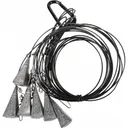 Higdon Outdoors 30322 Battleship Rig Black Nylon 36\" Long Features 4 oz Steel Weights 6 Pack - Higdon Decoys