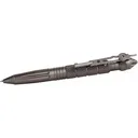 Uzi Accessories UZITACPEN4GM Tactical Pen Gun Metal Aluminum 6\" Features Glass Breaker/Cuff Key - Campco
