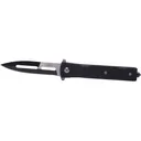 CampCo Uzi Accessories UZKFDR014 Tactical Folding Knife Survival 2.5\" Stainless Steel Stainless Steel G10 Black - Campco