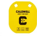 Caldwell 1116700 Gong 5\" Yellow AR500 Steel 0.38\" Thick Hanging - Caldwell Shooting
