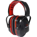 Radians XC0130CS X-Caliber Muff 22 dB Over the Head Black Ear Cups with Adjustable Black Headband & Red Trim for Youth 1 Pair - Radians Inc.
