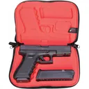 GPS Bags GPS907PC Custom Molded with Lockable Zippers, Internal Mag Holder & Black Finish for Glock 17,19,22,23,26,27 - Gsm Outdoors