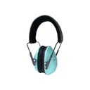 Radians LS0820CS Lowset Passive Muff 21 dB Over the Head Aqua Blue Ear Cups with Black Headband for Women 1 Pair - Radians Inc.
