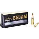 BELOM Ammo BELOM762 Tactical 7.62x39mm 123 gr Full Metal Jacket (FMJ) - 20rd Box - Ammo Inc