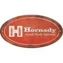 Hornady Oval Sign Rustic Red White Aluminum 12\"x18\" Model 99144 .024\" Thick - Hornady