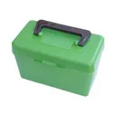 MTM Case-Gard H50XL10 Deluxe Ammo Box for .300 WSM/.300 RUM Green Polypropylene 50rd - Mtm Products
