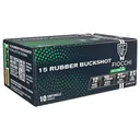 Fiocchi 12LERBK Rubber 12GA 2.75\" Rubber Buckshot 15 Pellets 00 Buck - 10sh Box - Fiocchi