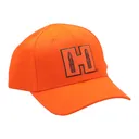Hornady H Patch Trucker Hat, Apparel, Blaze Orange, Embroidered H Logo, Snap Back, 6-Panel Structured. - Hornady