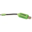 HME HMESDCRAND Memory Card Reader Android Compatible With Tablets w/Micro USB & USB Connector Up To 256GB Black/Green - GSM Outdoors