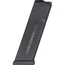 Glock Compatible 17 Round Magazine By A.C. Unity - 9mm, Military Grade, Black With Clear Round Count Window - Ac-Unity