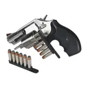Bianchi 20054 Speed Strip made of Polymer with Black Finish & Holds 6rds for 9mm, 38 Cal & 357 Mag Revolvers - Bianchi Holsters