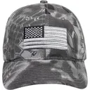 Outdoor Cap USA Flag Hat Kryptek Raid Unstructured Hook & Loop OSFA - Outdoor Cap Company