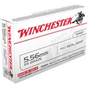 Winchester USA M193 5.56x45mm NATO 55gr Full Metal Jacket Brass Case 20 Rounds WM193K - Winchester